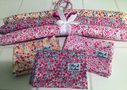 Padded hangers and tissue holders - Liberty Print handmade