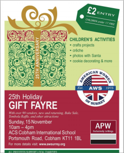 American Women of Surrey Gift Fayre