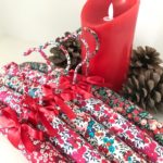 Christmas padded clothes hangers set - Liberty Print