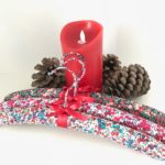 Christmas padded clothes hangers set - Liberty Print