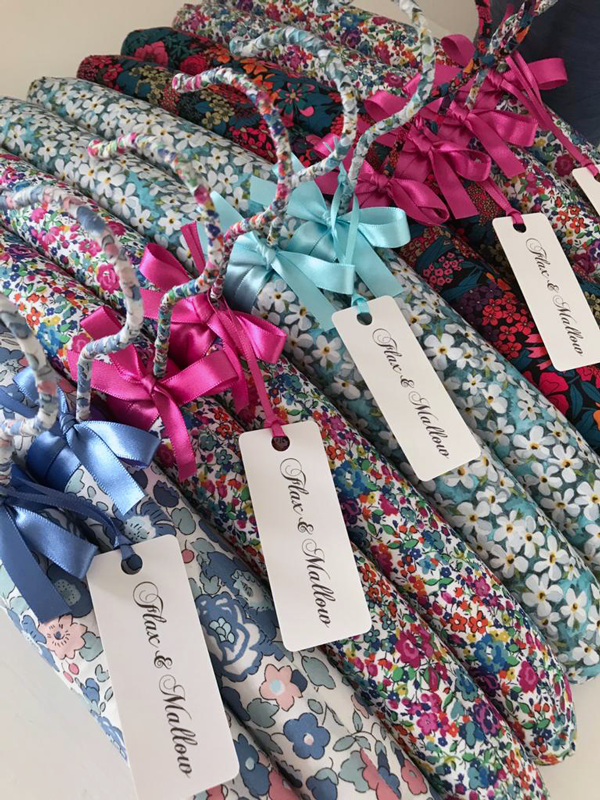 **BEST SELLER** 'Choose your fabric' padded clothes hangers - Liberty Print