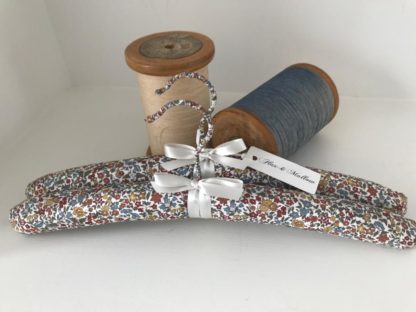 Autumn 1 Fabric Liberty Padded Clothes Hangers